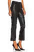 Kendra H/R Coated Crop Flare Dark Chocolate