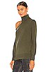 view 3 of 5 Easton One Shoulder Sweater in Army