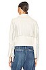 view 4 of 5 Kravitz Fringe Leather Jacket in Cream