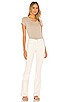 view 4 of 4 Cory Scoop Neck Top in Biscuit