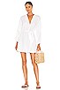 view 1 of 4 Sonia Shirt Dress in White