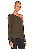 view 2 of 4 Audrey Off Shoulder Pullover in Army