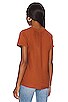 view 3 of 4 Mitered Back Winston Tee in Caramel