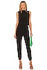 view 1 of 3 SLEEVELESS TURTLENECK ジャンプスーツ in Black