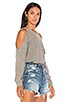 One Shoulder Pullover, view 2 of 4, click to view large image.