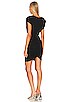 view 3 of 3 Plunging V-Neck Dress with Cut Outs in Black