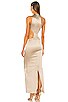 Halter Side Cutout Gown, view 4, click to view large image.