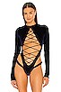 Lace Up Bodysuit, view 2, click to view large image.