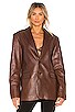view 2 of 5 Felina Blazer in Chocolate