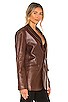 view 3 of 5 Felina Blazer in Chocolate