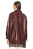 view 3 of 4 x REVOLVE Ilonna Shacket in Chocolate