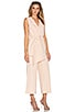 view 3 of 4 Culotte Jumpsuit in Nude