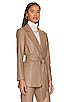 view 3 of 5 Bardot Vegan Belted Jacket in Taupe