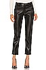 view 1 of 4 Franny Vegan Leather Trouser in Black