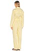 view 3 of 3 The Benjamine Jumpsuit in Pale Yellow