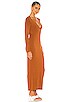 view 2 of 3 Deena Maxi Dress in Brown