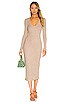 view 1 of 3 Hasley Midi Dress in Taupe