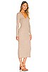 view 2 of 3 Hasley Midi Dress in Taupe