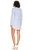 view 3 of 3 Ismene Mini Dress in Blue & White Stripe
