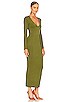 view 2 of 4 Deena Maxi Dress in Olive Green