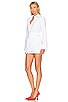 view 3 of 4 Fete Belted Mini Shirt Dress in White