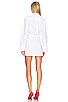 view 4 of 4 Fete Belted Mini Shirt Dress in White