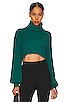 view 1 of 4 Lucia Cropped Turtleneck in Dark Teal