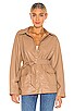 view 1 of 5 BLOUSON IMITATION CUIR COCO in Nude