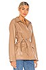 view 3 of 5 BLOUSON IMITATION CUIR COCO in Nude