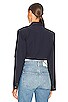view 4 of 5 AVEN ブレザー in Navy & Blue Stripe