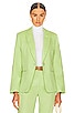 view 1 of 5 Aero Blazer in Lime Green