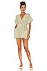 view 1 of 3 The Leah Romper in Olive Green