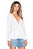 x REVOLVE The Wrap Blouse, view 2 of 6, click to view large image.