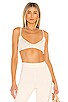 view 1 of 4 Cassia Knit Bralette in Ivory