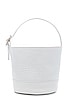 view 1 of 4 Lenny Mini Bucket Bag in White