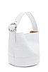 view 3 of 4 Lenny Mini Bucket Bag in White