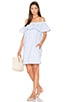 Lea Ruffle Mini Dress, view 1, click to view large image.