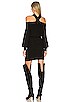 view 3 of 3 Ariana Cold Shoulder Sweater Dress in Black