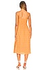 view 3 of 3 Trixie Floral Midi Dress in Orange