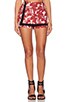 view 1 of 4 Contrast Band Skort in Sunset Palm Tree