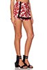 view 2 of 4 Contrast Band Skort in Sunset Palm Tree