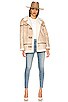 Kinsley Faux Shearling Coat, view 5 of 5, click to view large image.