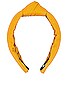 view 2 of 3 Linen Knotted Headband in Honey