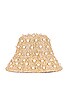 view 3 of 3 Raffia Crochet Bucket Hat in Natural Pearl