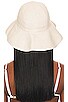 view 2 of 3 Raffia Sun Bucket Hat in Ivory