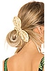 view 1 of 2 Crystal Scrunchie in Gold Crystal