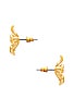 view 2 of 2 Wildflower Stud Earrings in Gold