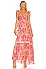 view 1 of 3 Madsen Dress in Swaying Coral