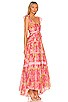 view 2 of 3 Madsen Dress in Swaying Coral