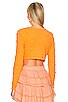 view 3 of 4 SENINA 가디건 in Neon Tangerine